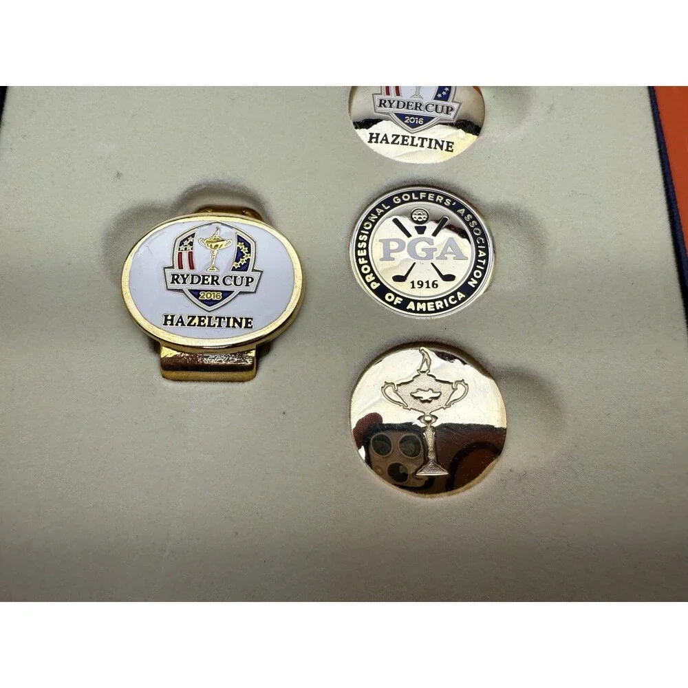 Ryder Cup Whistling Straits Divot Tool Set In Box New gold town hazeltine pga